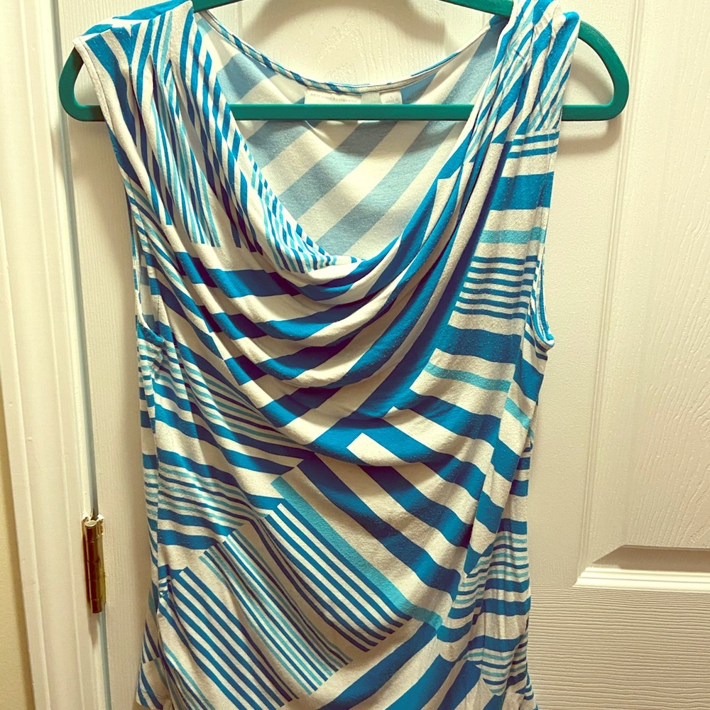 Striped Blouse New York and Company size L